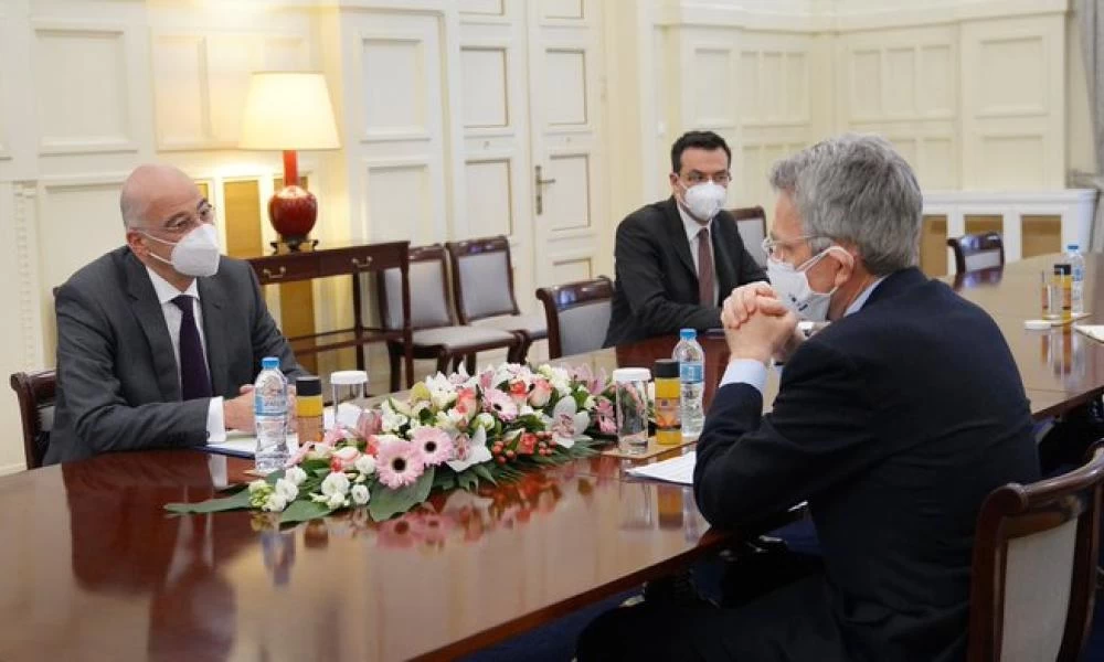 Συνάντηση Δένδια – Πάιατ για Α.Μεσόγειο- Τι συζητήθηκε